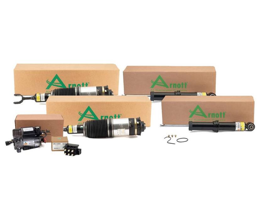 Audi Suspension Strut and Shock Absorber Assembly Kit - Front and Rear (Generation II) 4Z7616051D - Arnott 4002206KIT